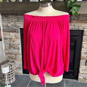Cupio Pink Blouse Elegant Top